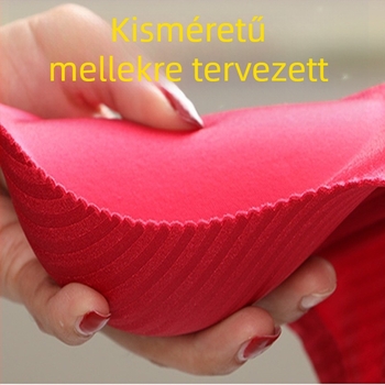 Drót nélküli melltartó, 3/4 kosár, 8 cm vastag párna, gyűjtő támogatás, levehető dupla vállpántok, anyag: nylon