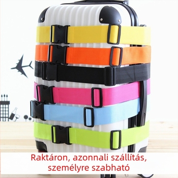 Ha Xiang poggyászszíj, minimalistán luxus stílus, csíkos mintázat, polipropilén anyag, lélegző