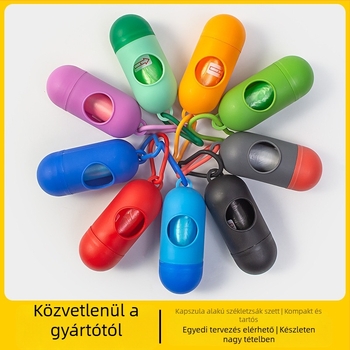 Kutyapiszok zacskók, tekercses kialakítás, PE anyag, szabványos vastagság, márka Jinchong