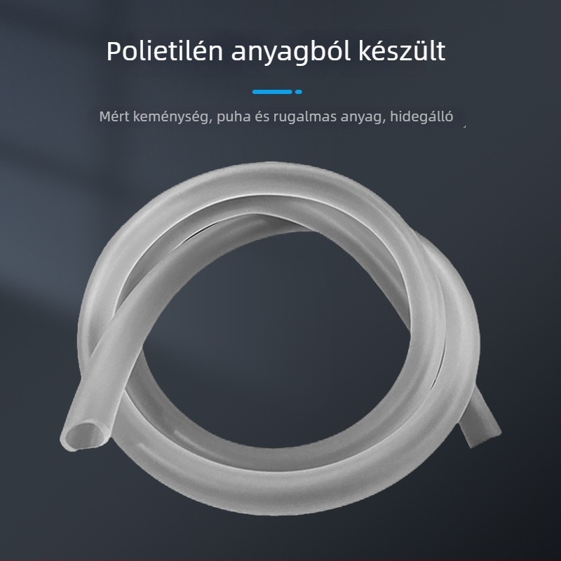 Johnson Aquarium Marháinak inakából készült cső az akváriumi vízcsere és oxigénellátásához, átlátszó cső merülőpumpához, 1 kg