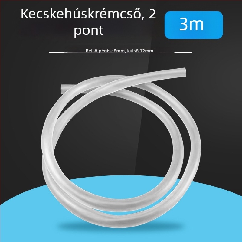 Johnson Aquarium Marháinak inakából készült cső az akváriumi vízcsere és oxigénellátásához, átlátszó cső merülőpumpához, 1 kg