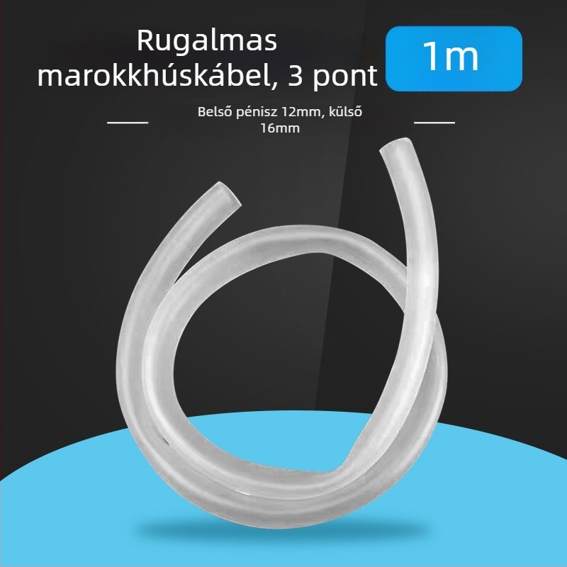 Johnson Aquarium Marháinak inakából készült cső az akváriumi vízcsere és oxigénellátásához, átlátszó cső merülőpumpához, 1 kg