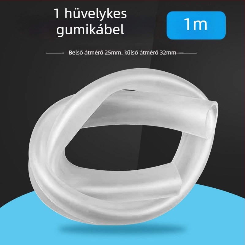 Johnson Aquarium Marháinak inakából készült cső az akváriumi vízcsere és oxigénellátásához, átlátszó cső merülőpumpához, 1 kg