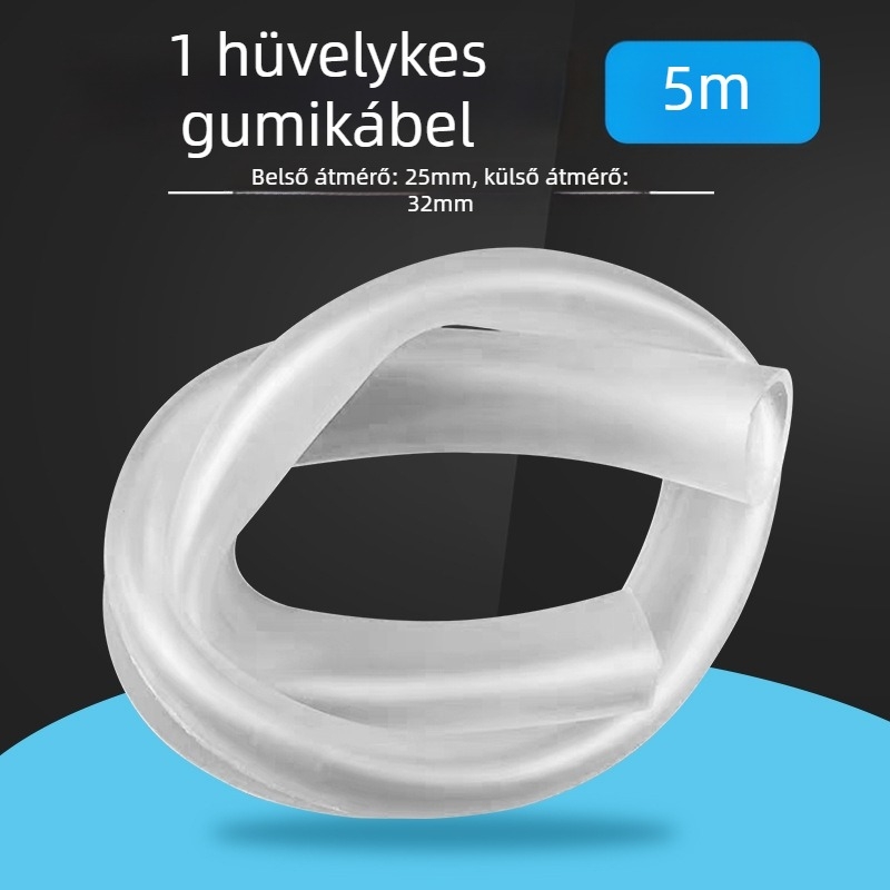 Johnson Aquarium Marháinak inakából készült cső az akváriumi vízcsere és oxigénellátásához, átlátszó cső merülőpumpához, 1 kg