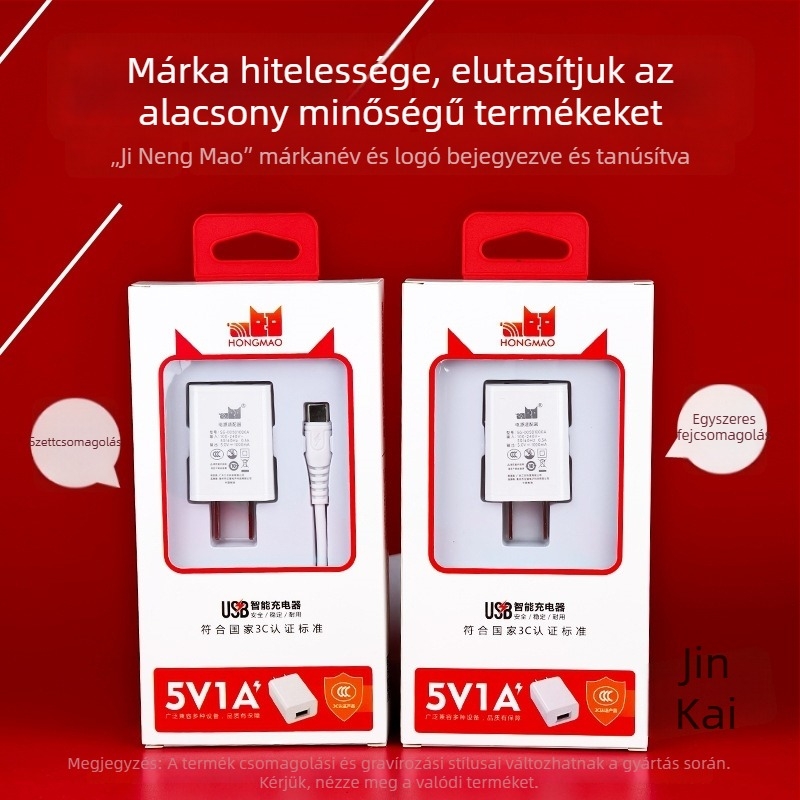 5V1A Töltőfej – Univerzális töltő a Bluetooth fülhallgatók, megfigyelő kamera, olvasó toll és okosóra számára (5W kimenet, QC 4.0)