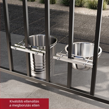 Függő rozsdamentes acél kutyatál anti-tip dizájn-nal, automatikus etetéssel – Yichen