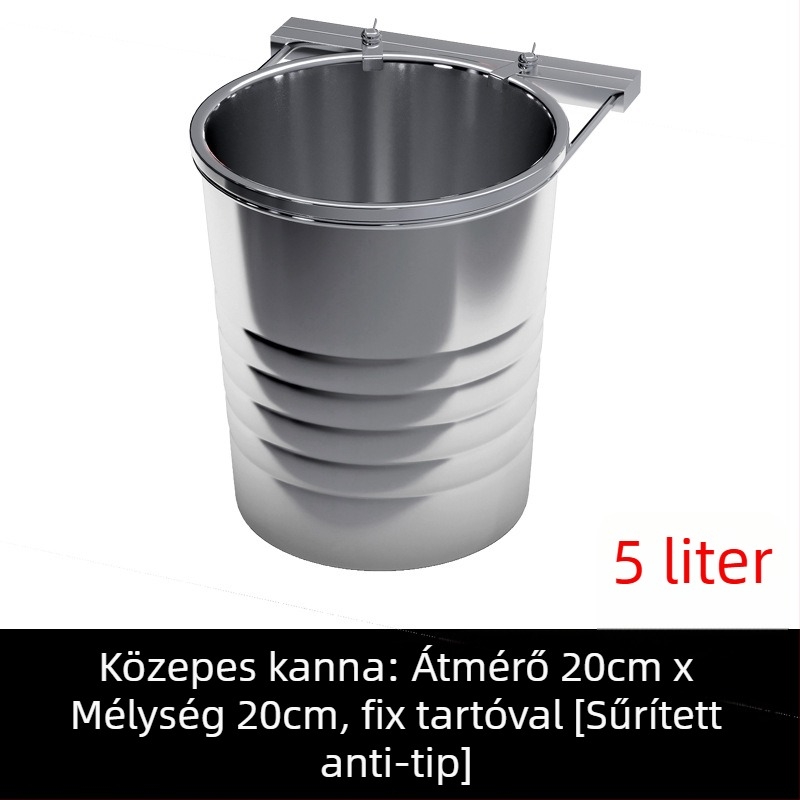 Függő rozsdamentes acél kutyatál anti-tip dizájn-nal, automatikus etetéssel – Yichen