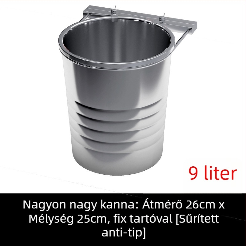 Függő rozsdamentes acél kutyatál anti-tip dizájn-nal, automatikus etetéssel – Yichen