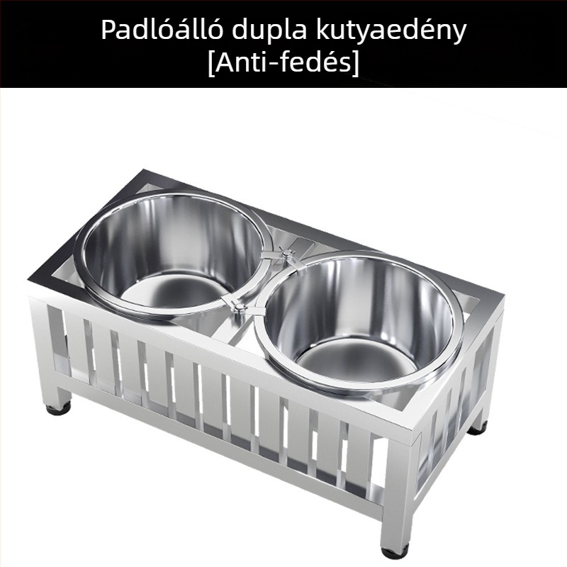 Függő rozsdamentes acél kutyatál anti-tip dizájn-nal, automatikus etetéssel – Yichen