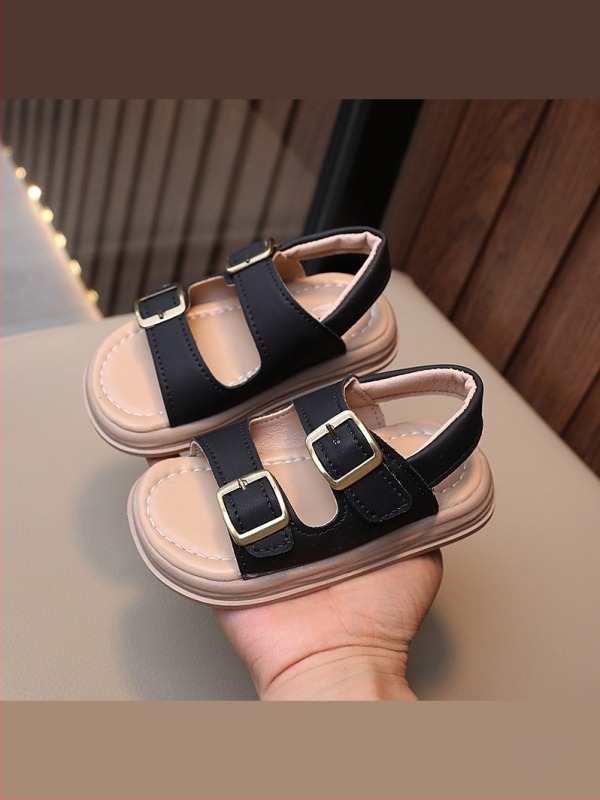 Vintage stílusú nyári gyerek szandálok 1–6 éveseknek Velcro-zárással