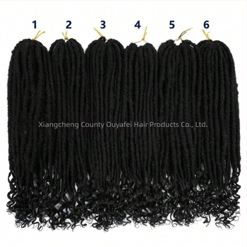 Goddess Faux Locs horgolt copf paróka – szabadság ihletésű stílus