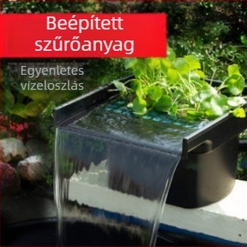 Programozható tófúvó kimenet, vízeséssel — kombinált permetezés; ABS műanyag; tömeg 3 kg