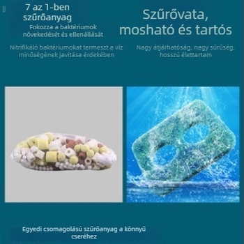 Programozható tófúvó kimenet, vízeséssel — kombinált permetezés; ABS műanyag; tömeg 3 kg