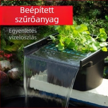 Programozható tófúvó kimenet, vízeséssel — kombinált permetezés; ABS műanyag; tömeg 3 kg