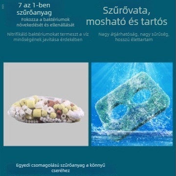 Programozható tófúvó kimenet, vízeséssel — kombinált permetezés; ABS műanyag; tömeg 3 kg