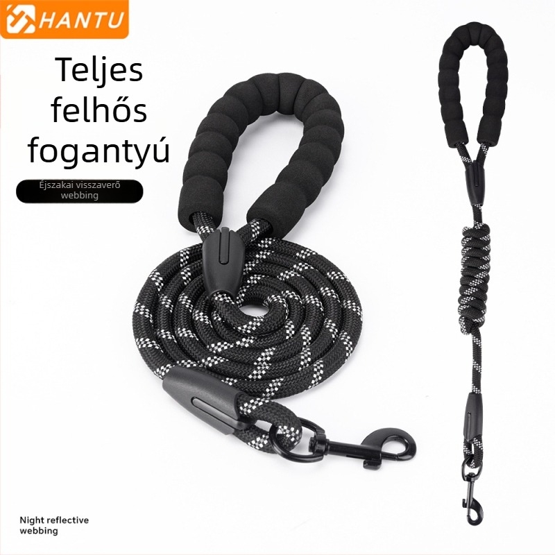Saddle-stílusú kutya hám, mellkasi hevederrel (Duomao, poliészter, Eredet: Zhejiang, nem szorító kialakítás, széles webbing)