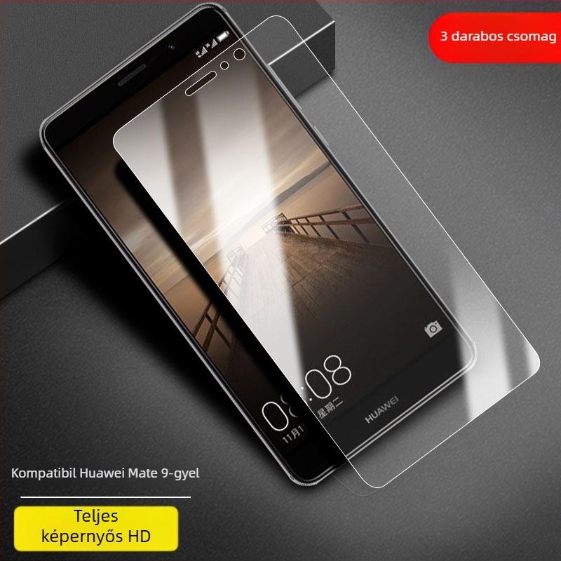 Huawei Mate9 Edzett üveg kijelzővédő – teljes képernyő MHA-AL00/TL00