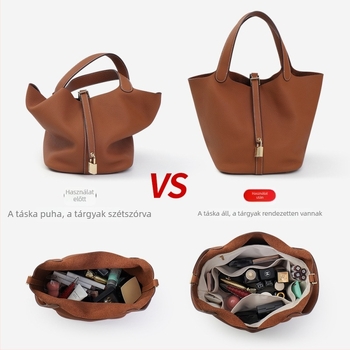 Belső szervezőtáska – kocka alakú, twill anyag, smink tároló