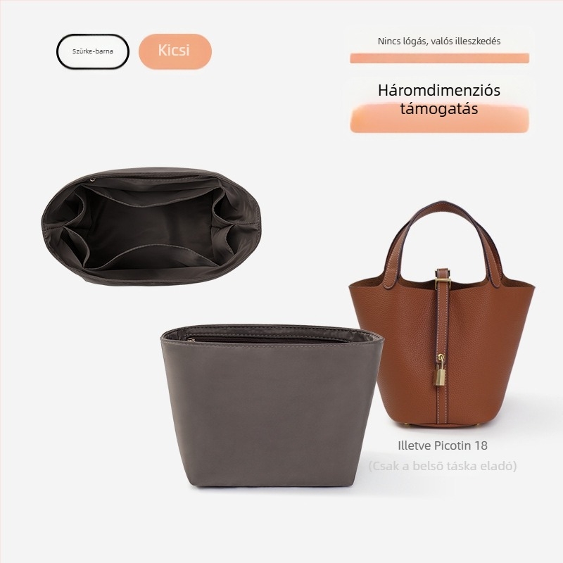 Belső szervezőtáska – kocka alakú, twill anyag, smink tároló