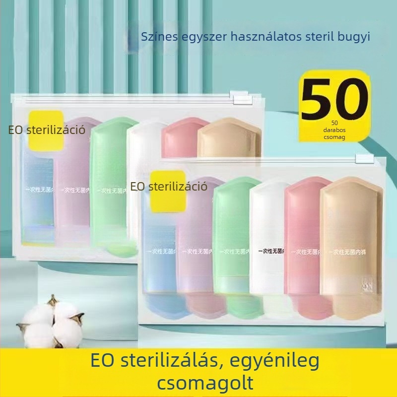 Egyszer használatos kismama fehérnemű, 100% pamut, szülés utáni, mosás nélkül, utazáshoz hordozható