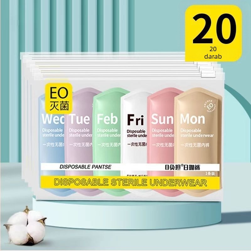 Egyszer használatos kismama fehérnemű, 100% pamut, szülés utáni, mosás nélkül, utazáshoz hordozható