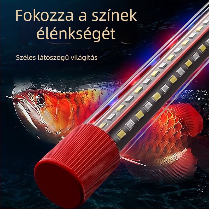 LED akvarisztikai világítás – víz alatti használatra, energiatakarékos, nagy fényerő, hangulatos világítás