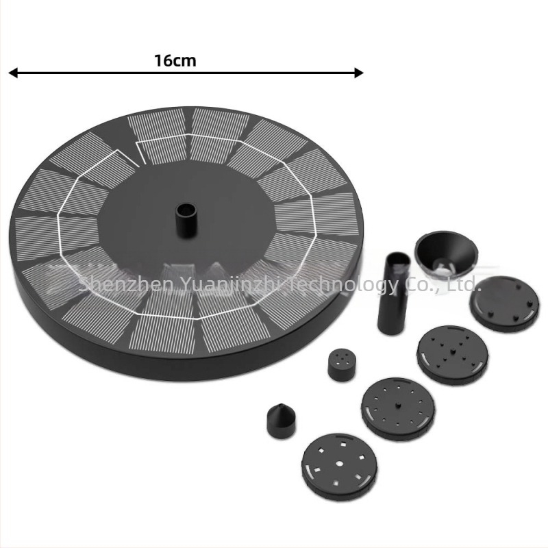 Kültéri szórakoztató szökőkút mintázott permetezéssel, márka nélküli