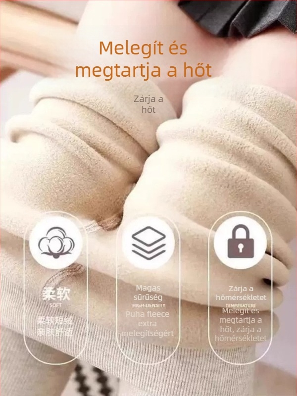 Kismama alapréteg leggings – vastag, meleg, magas derekú, hosszú lábszárú, viszkóz 80–90%