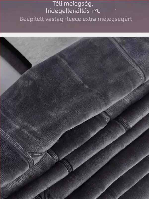 Kismama alapréteg leggings – vastag, meleg, magas derekú, hosszú lábszárú, viszkóz 80–90%