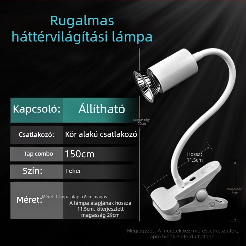 Lingling Teknőslámpa — Teljes spektrumú háttérvilágítás mászó háziállatok számára, 1 kg