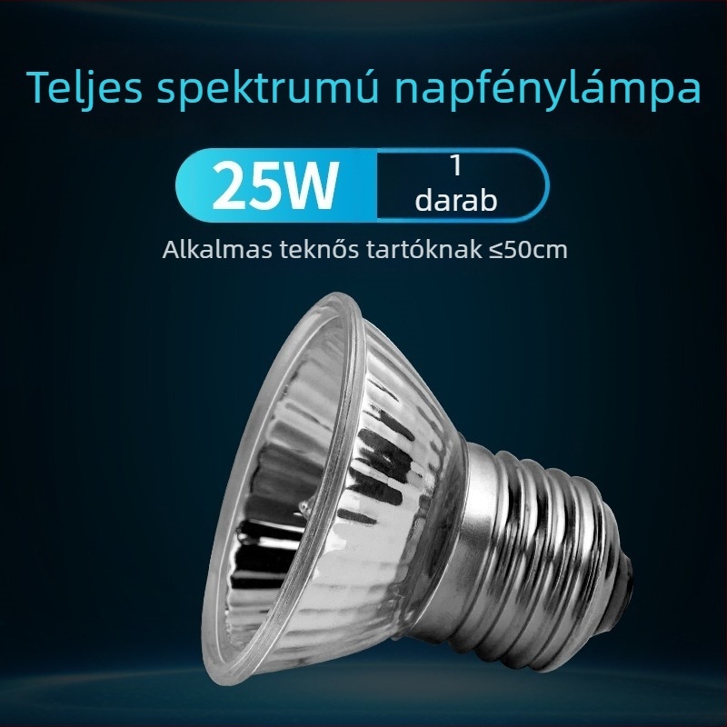 Lingling Teknőslámpa — Teljes spektrumú háttérvilágítás mászó háziállatok számára, 1 kg
