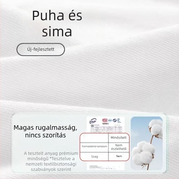Női egyszer használatos magas derekú kismama alsónemű szülés utáni időszakra, 90–95% pamut, pamut bélés
