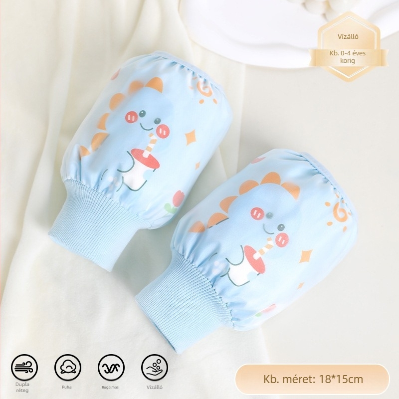 Gyerekek író ujjvédő, uniszex, karikatúra mintás, dupla rétegű vízálló és anti-szennyező, Ruiya bevonat, 2025 ősz