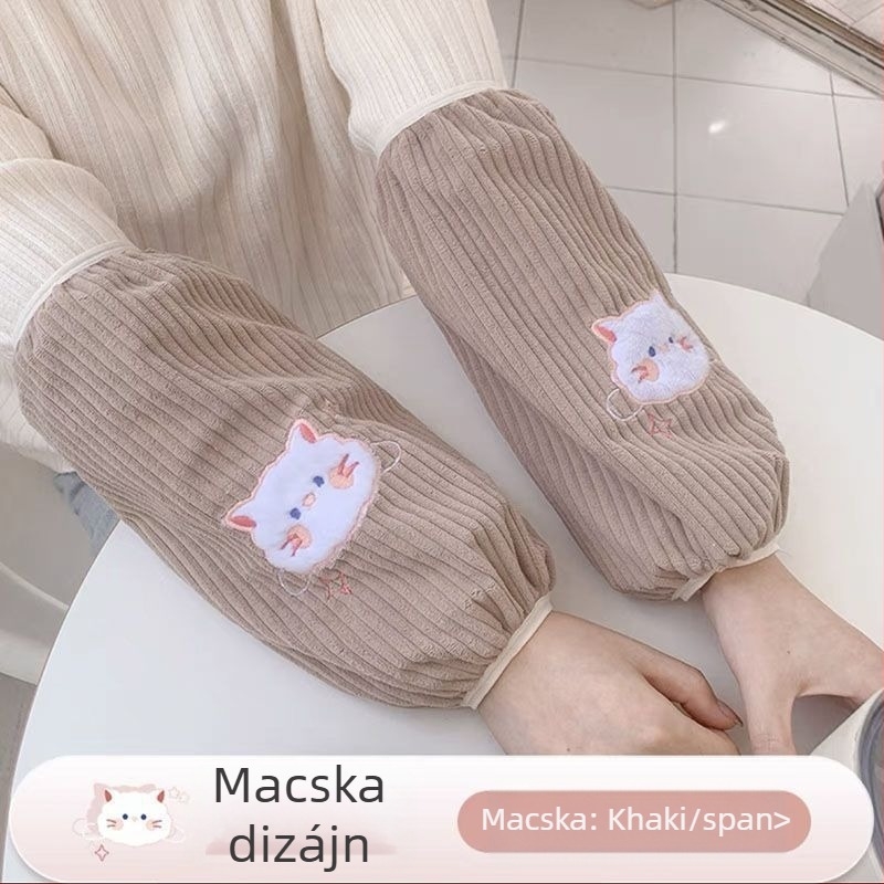 A-186 Ujjvédők felnőtt nők számára – nyúl szőre, foltálló, hímzett