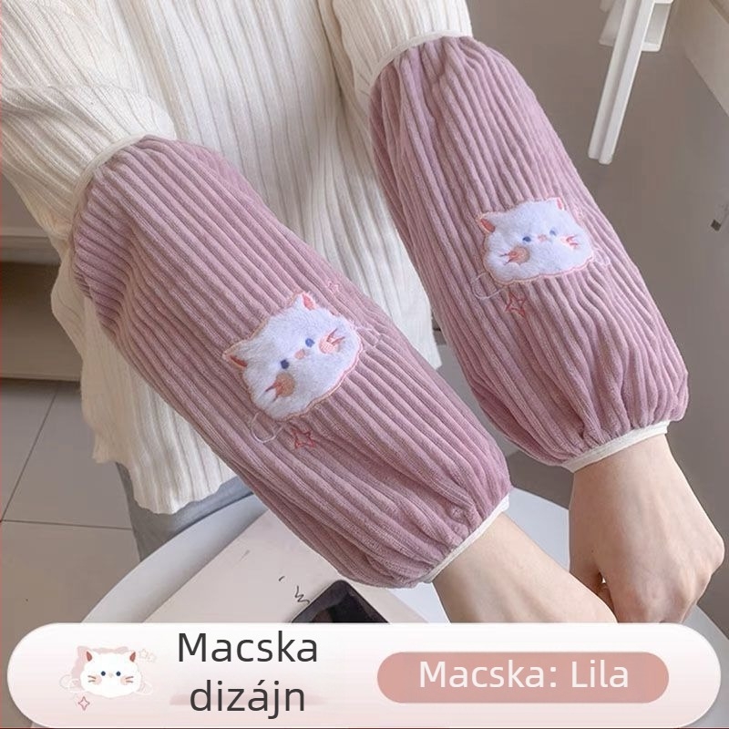 A-186 Ujjvédők felnőtt nők számára – nyúl szőre, foltálló, hímzett