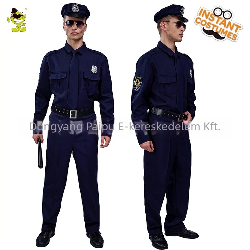 Halloween cosplay színpadi öltözék férfiaknak – FF425 minta, poliészter anyag, 98% poliészter