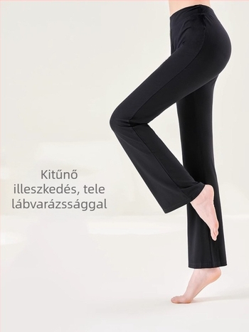 Női Modern Tánc Nadrág Edzésre – slim-fit, egyenes szabású (Viszkóz 95%+, Nő, Színpadi viselet, 2025 Nyár)