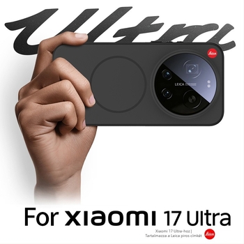 Xiaomi 17 Ultra telefontok - kétin-1 dizájn puha élű és kemény hátlappal, akrilból; matt felület; ujjlenyomat-mentes