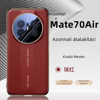 Huawei Mate70Air hátlap – mesterséges bőr, elektroplakálás, csúszásálló, leesés elleni védelem, esztétikai megjelenés javítása