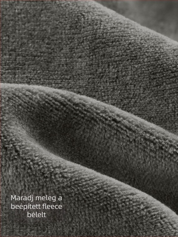 Beitaisi Gyermek nadrág fleece-béléssel, pamut-keverék anyag (85,1% pamut), középmagas derekú elasztikus övvel