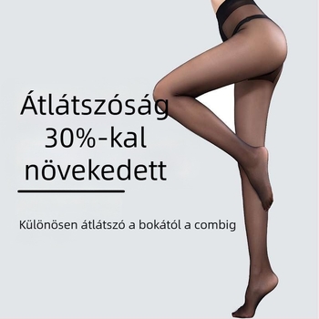 Sima nejlonharisnya matt felülettel, anti-snag, ultra vékony, T-Crotch dizájn