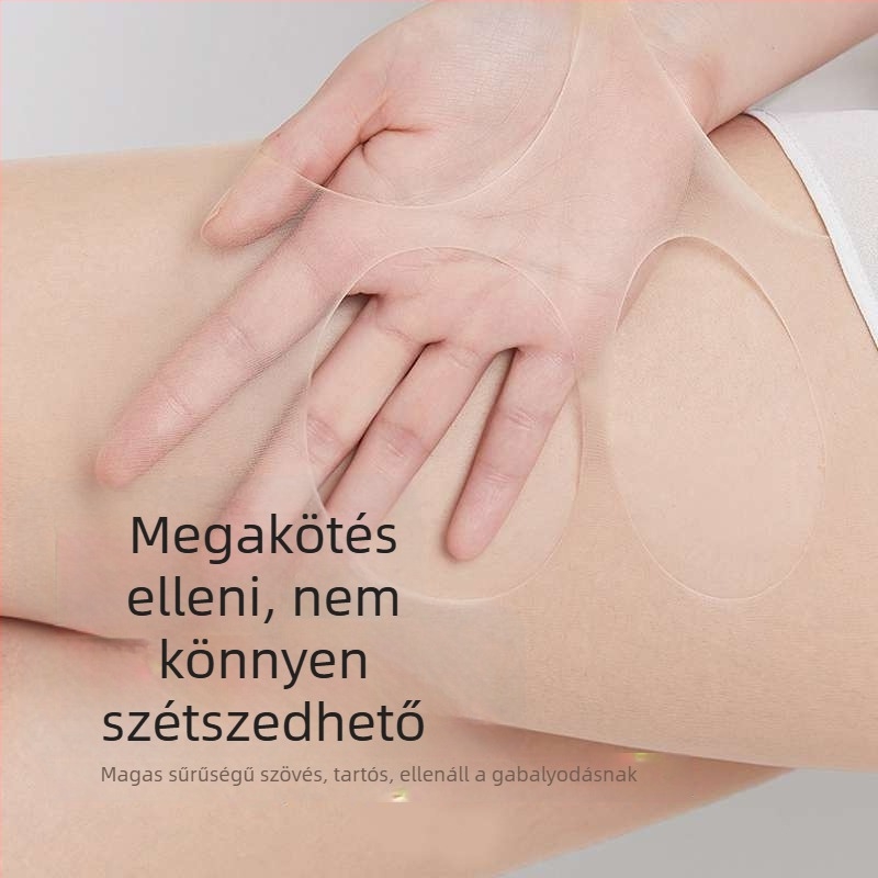 Sima nejlonharisnya matt felülettel, anti-snag, ultra vékony, T-Crotch dizájn