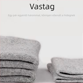 Szétválasztott ujjas pamut zokni, uniszex, magas szárú, egyszínű, nedvszívó