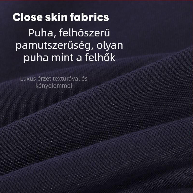 Gyerekeknek készült pamut-keverék nadrág, széles szárú, uniszex, 50% pamut, kényelmes viselet, tavaszra–őszre–télen