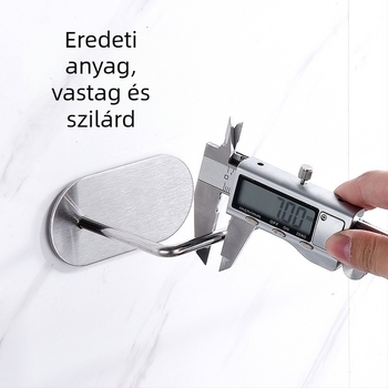 Rozsdamentes acélból készült falra szerelhető papírtörlőtartó, kör alakú, skandináv stílus