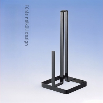 Konyhai papírtörlő tartó, négyszögletes vas test, sütőben kezelt felület, Xinsheng craftsmanship