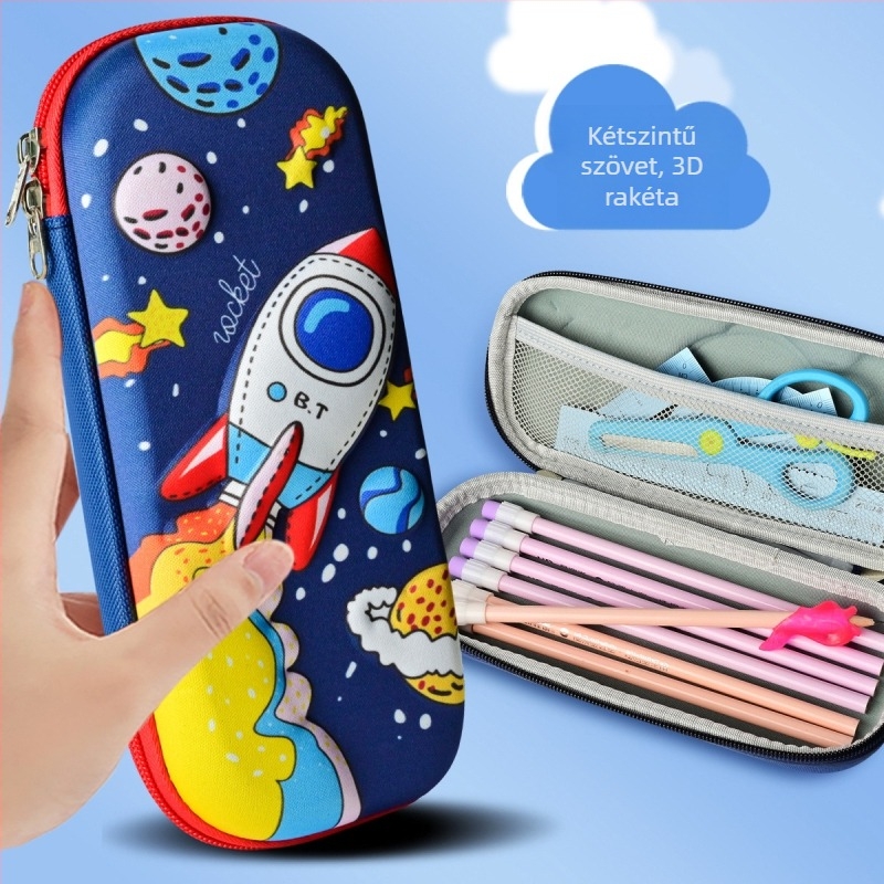 Uniszex EVA tolltartó 3D textúra felület – lélegző, vízálló, ultra könnyű, állatmintás