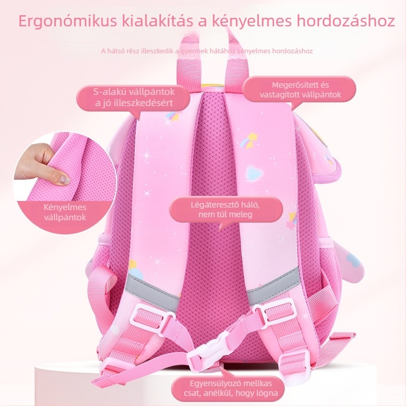 Sesame Baby óvodai hátizsák, könnyű, uniszex dizájn, diving cloth anyag, nylon bélés, modell 5827