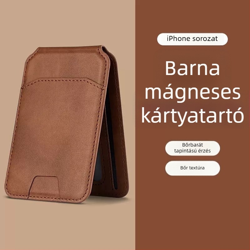 iPhone 16-hoz mágneses szívó kártyatartó – kétoldalas kivitel, modell Magnetic Suction Card Holder-20