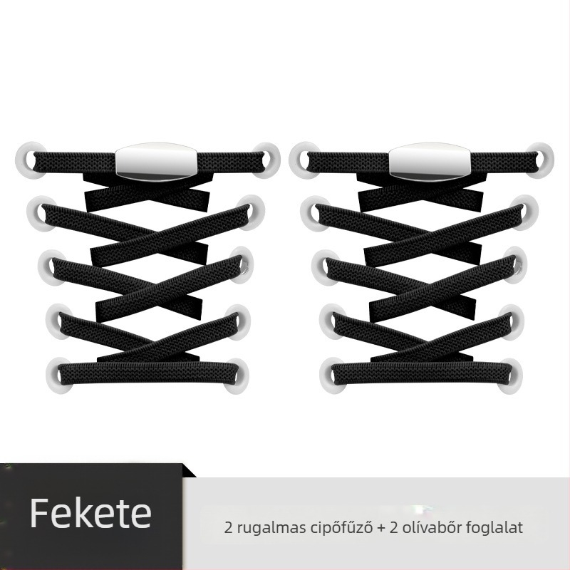 Sobu – kötés nélküli cipőfűző csat (Lazy Shoelace Buckle) – cipő kiegészítő; alkalmas Sneakers, Bakancs, Casual Shoes, Work Shoes; Márka: Sobu; egész éves használatra